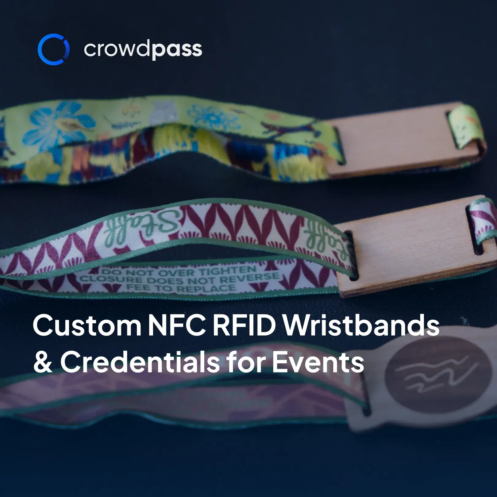 Custom NFC RFID Wristbands for Events | CrowdPass