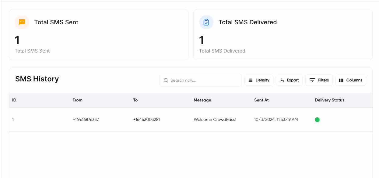 CrowdPass event management platform
